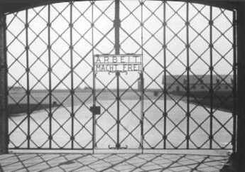 Porten af KZ lejren Dachau
